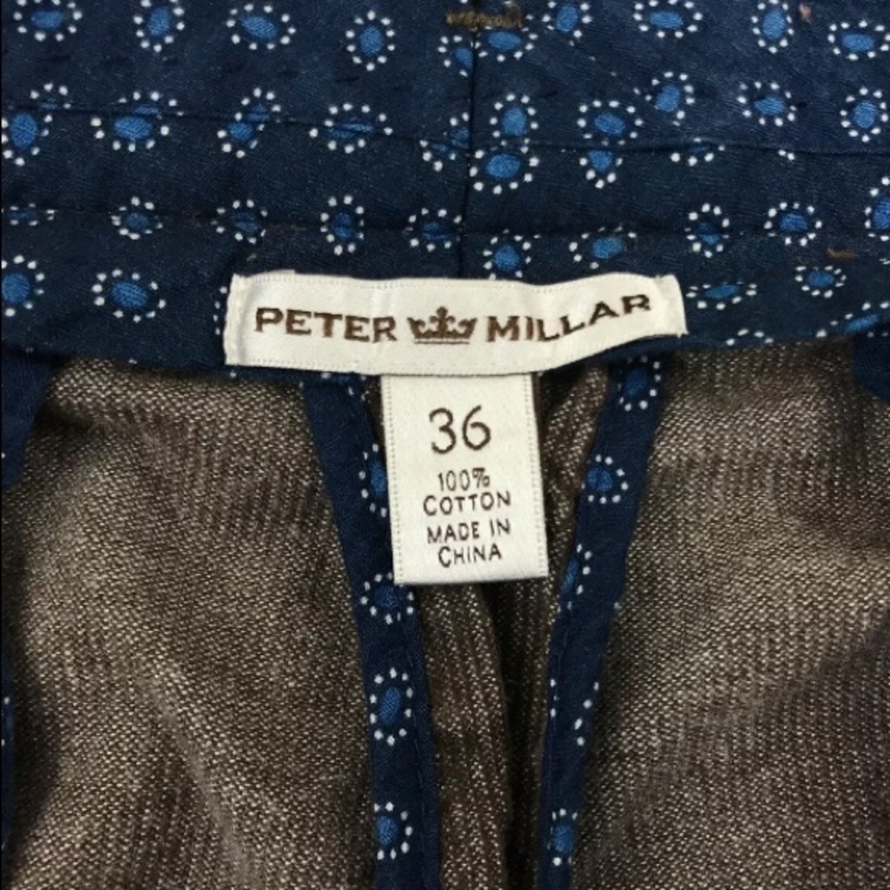 Peter Millar Mens Brown Corduroy Slim Straight - Picture 8 of 8